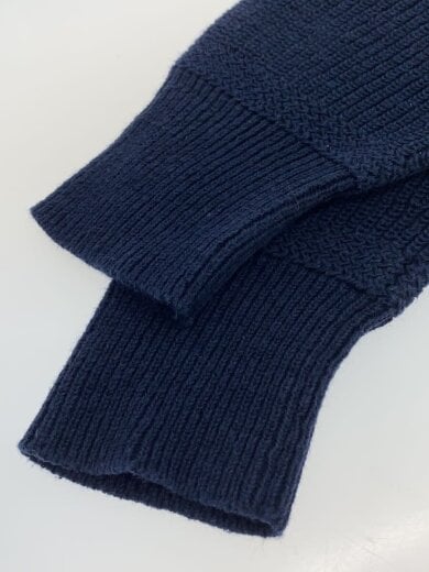 商品画像：ニット・セーター(厚手)/L/リネン/NVY 4
