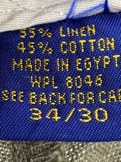 商品画像：ボトム/34/リネン/KHK 5