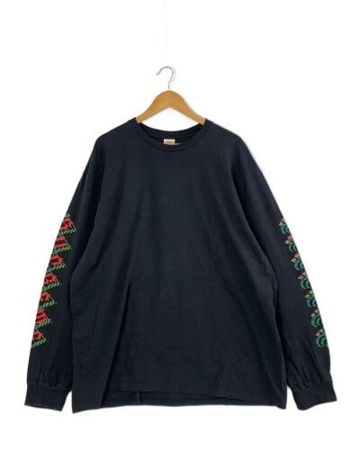 商品画像：長袖Tシャツ/XL/コットン/BLK// 1