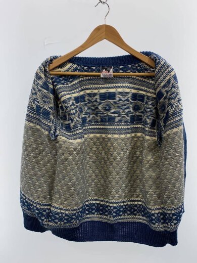 商品画像：カーディガン(厚手)/40/ウール/WHT/総柄 3