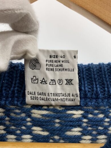 商品画像：カーディガン(厚手)/40/ウール/WHT/総柄 5