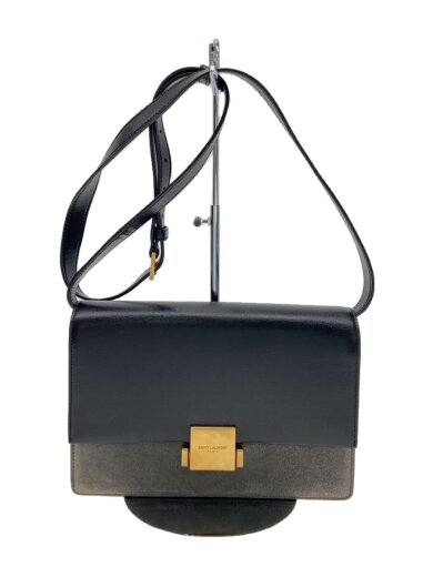 画像：SAINT LAURENTショルダーバッグ/レザー/GRY/無地/ベルシャス1