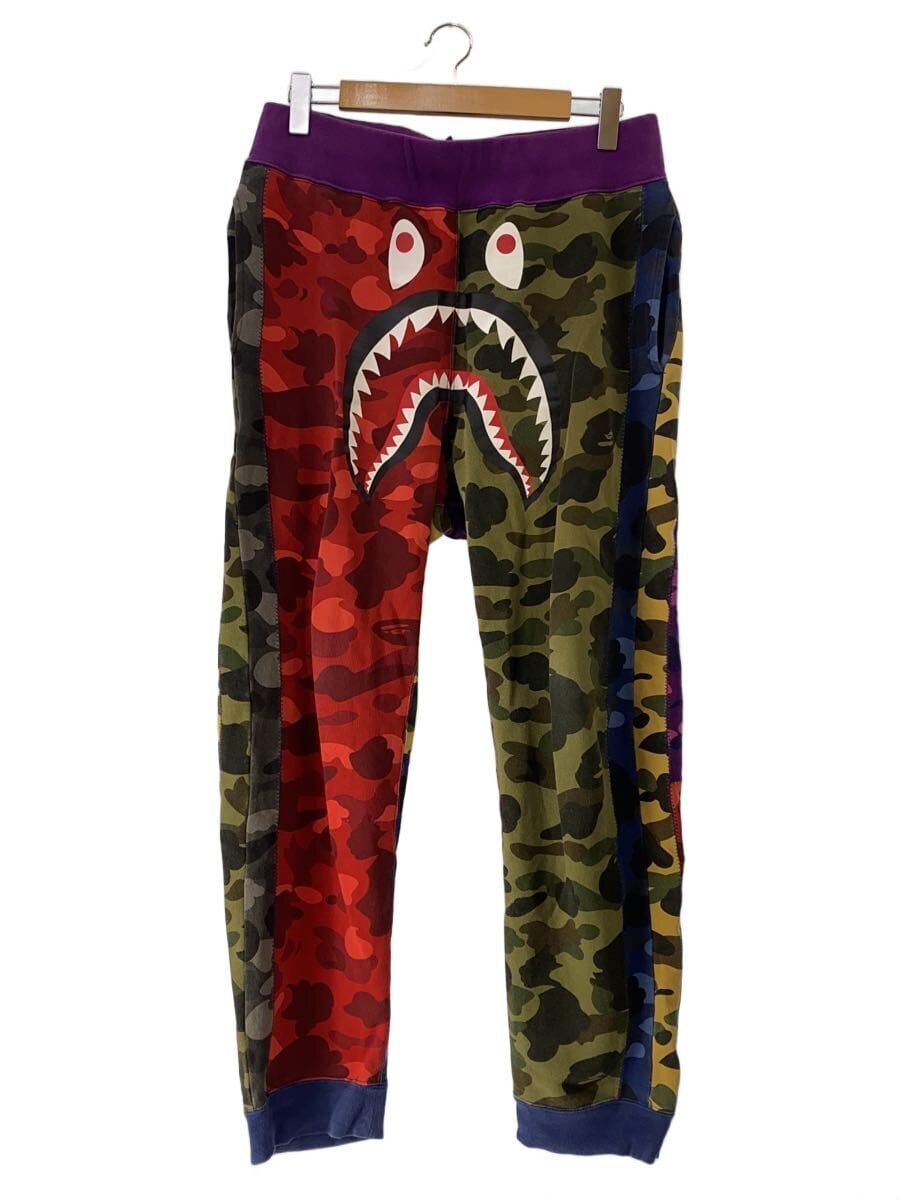 A BATHING APE / ボトム/L/コットン/マルチカラー/総柄/001PTF301004X