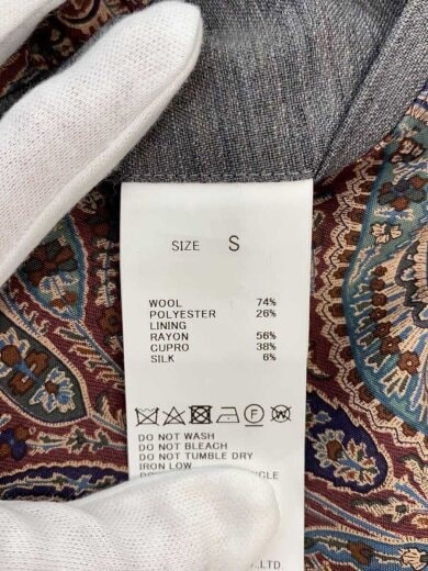 商品画像：トゥモローランド/ジャケット/S/ウール/グレー/63-08-31-08011 4