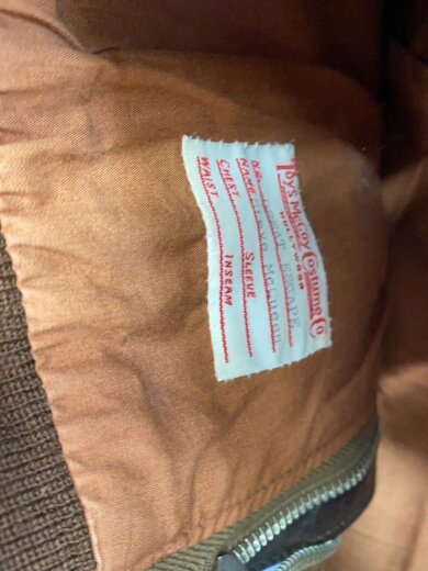 商品画像：レザージャケット・ブルゾン/36/レザー/BRW/30-1415/A-2/右脇破れ有り 4