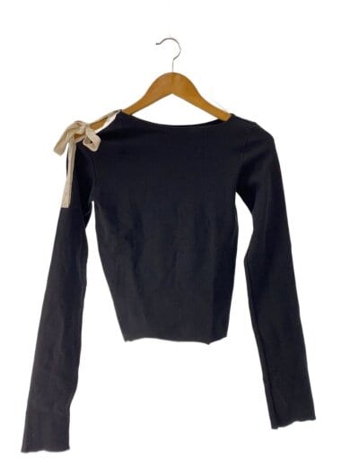 商品画像：glowny/長袖Tシャツ/M/コットン/BLK/無地/GY24FALS002 1