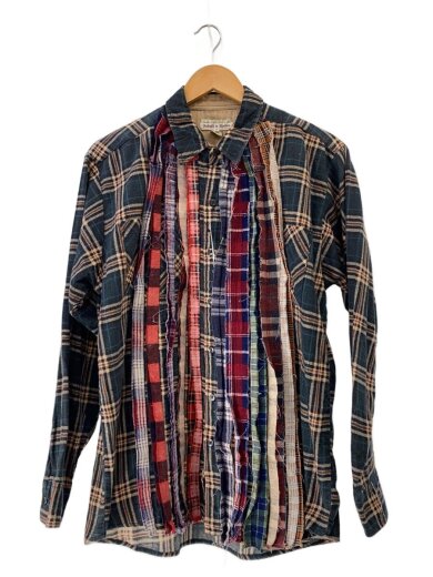 商品画像：長袖シャツ/S/コットン/マルチカラー/チェック 1