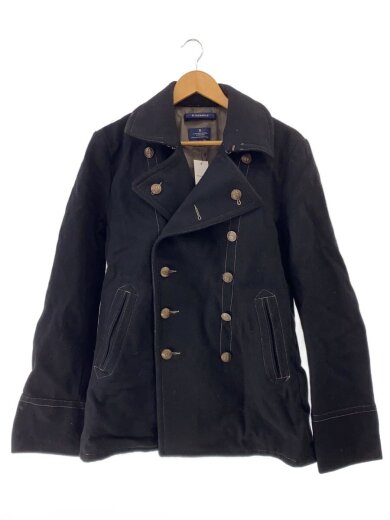 画像：R.NEWBOLDピーコート/XL/ウール/BLK/91251