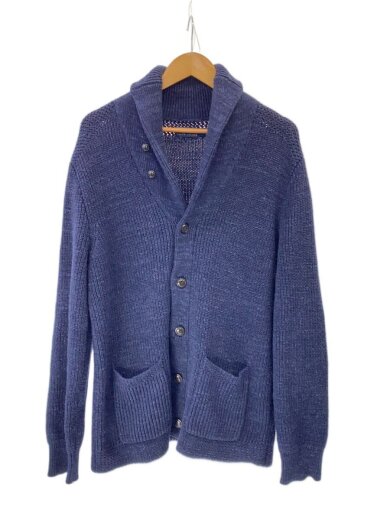 商品画像：ポロラルフローレン/カーディガン(厚手)/M/コットン/ネイビー/無地 1