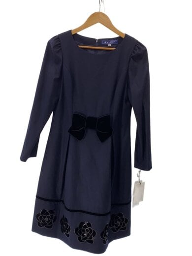 画像：M’S GRACY長袖ワンピース/40/ウール/NVY1