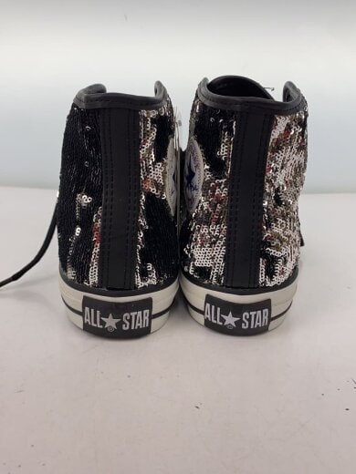 商品画像：ハイカットスニーカー/24.5cm/SLV/スパンコール 7