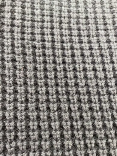 商品画像：ニット・セーター(厚手)/SS/アクリル/BLK/無地/Textured Small Box Sweater/ 7