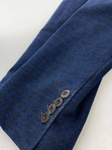 商品画像：ジャケット/52/コットン/NVY/チェック/CN1630 7