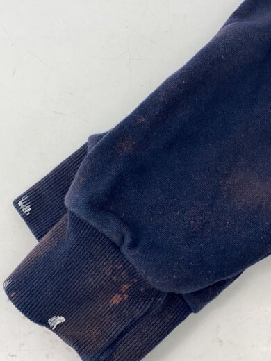 商品画像：スウェット/L/コットン/ネイビー/ダメージ加工/ペンキ加工// 6