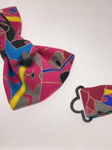 商品画像：服飾雑貨/シルク/マルチカラー/総柄/メンズ/ヌーパピヨン/蝶ネクタイ 3