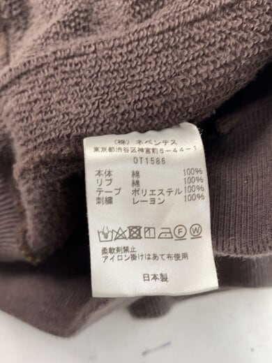 商品画像：ジップパーカー/M/コットン/BRW// 5