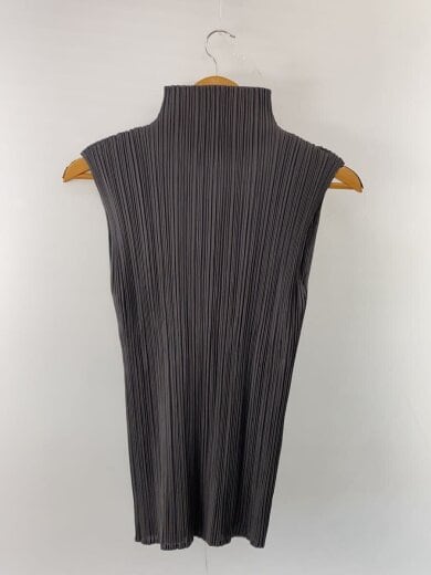 商品画像：半袖ブラウス/3/ポリエステル/GRY/無地/pp05-jk003 2