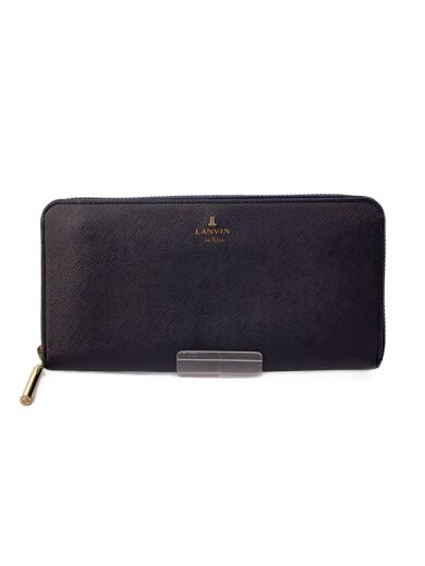 商品画像：長財布/--/NVY/無地/レディース 1