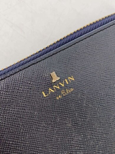 商品画像：長財布/--/NVY/無地/レディース 8