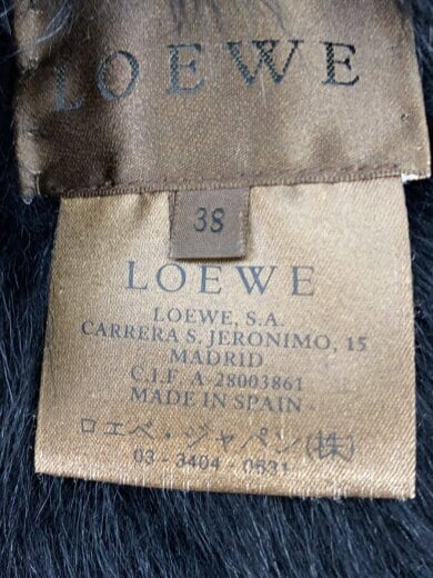 商品画像：ムートンコート/38/羊革/BLK/無地/子羊/ファー 4