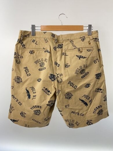 商品画像：ショートパンツ/34/コットン/BEG/総柄 2