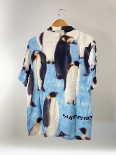 商品画像：半袖シャツ/M/レーヨン/BLU/総柄/20FW/penguins rayon 2