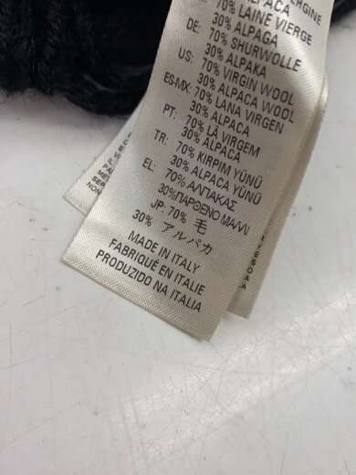 商品画像：ニット・セーター(薄手)/--/ウール/BLK 4