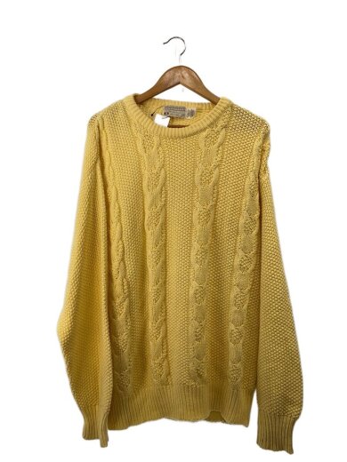 商品画像：LORD JEFF/ニット・セーター(厚手)/L/コットン/YLW 1