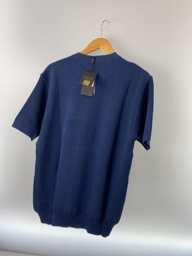 商品画像：ニット・セーター(薄手)/L/コットン/NVY/半袖 2