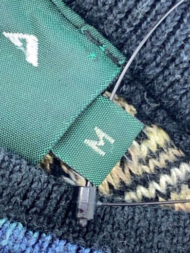 商品画像：ニット・セーター(厚手)/M/コットン/マルチカラー/3Dニット/カナダ製 4