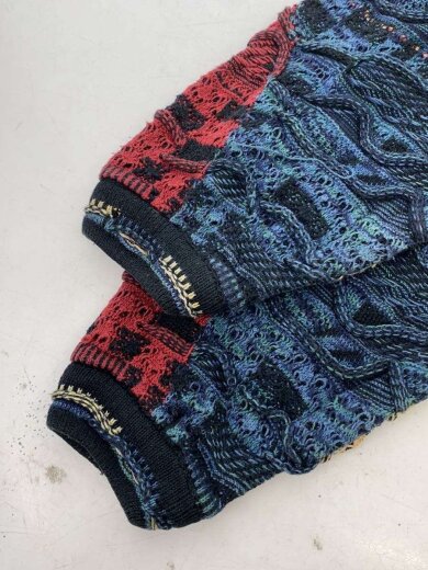 商品画像：ニット・セーター(厚手)/M/コットン/マルチカラー/3Dニット/カナダ製 6