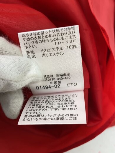 商品画像：ノースリーブワンピース/36/ポリエステル/RED// 5