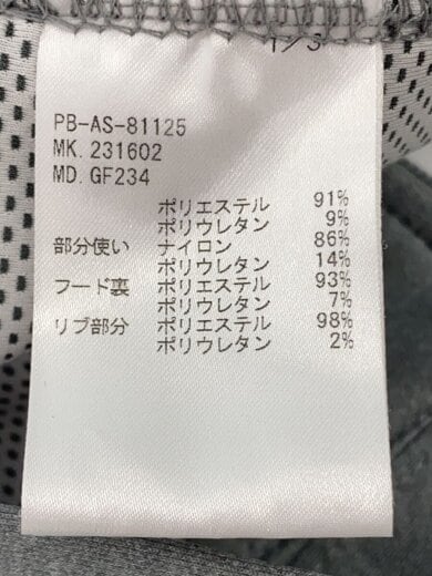商品画像：ジップパーカー/L/ポリエステル/GRY/PB-AS-81125// 4