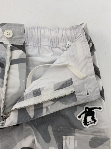 商品画像：ショートパンツ/M/コットン/グレー/カモフラ/aapspmb695xao// 3