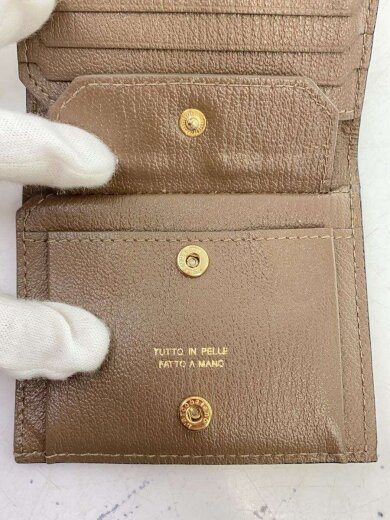 商品画像：2つ折り財布/レザー/WHT/レディース 8