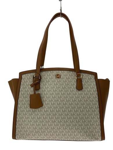 商品画像：トートバッグ/レザー/BRW/総柄/30F2G7CT3B 1