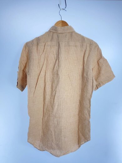 商品画像：半袖シャツ/S/リネン/BRW/チェック 2