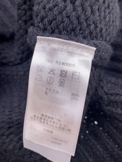 商品画像：ニット・セーター(厚手)/XL/アクリル/BLK/782-5240005 4