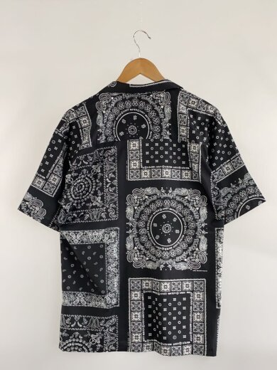 商品画像：ROBERT CAVANI/半袖シャツ/46/コットン/BLK/ペーズリー/K35-011257 2