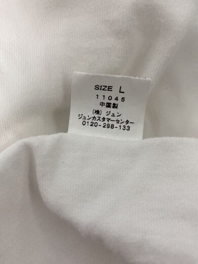 商品画像：Tシャツ/L/コットン/WHT 5