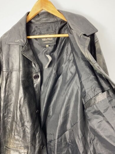 商品画像：レザージャケット・ブルゾン/50/レザー/BLK/無地 3