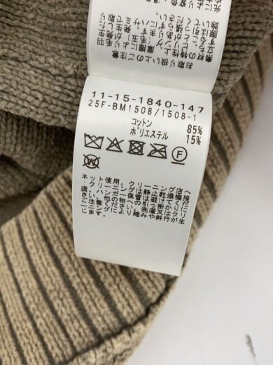 商品画像：ニット・セーター(厚手)/M/コットン/BEG/11-15-1840-147// 4