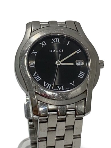 商品画像：クォーツ腕時計/--/ステンレス/BLK/SLV/5500M 1