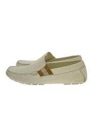 シューズ/UK8.5/WHT/レザー/363835/ドライビングシューズ/シェリーライン