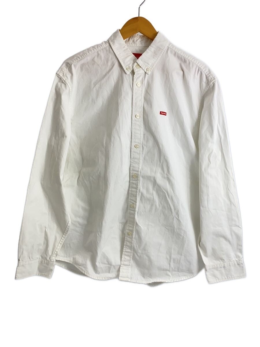 Supreme / 長袖シャツ/M/コットン/WHT/無地//