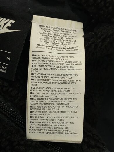 商品画像：フリースジャケット/M/ポリエステル/BLK/AJ2701-011 4