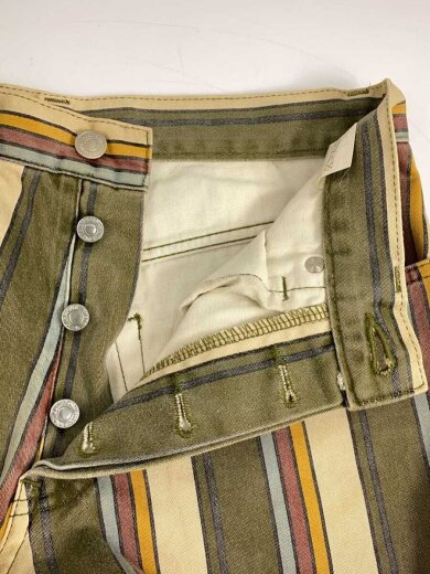 商品画像：ストレートパンツ/FREE/コットン/マルチカラー/ストライプ/2ap-8995 3