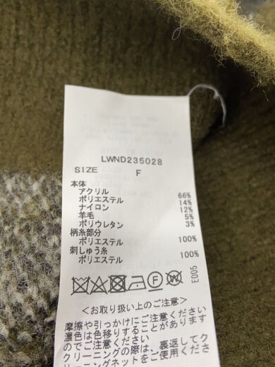 商品画像：カーディガン(厚手)/FREE/アクリル/KHK/LWND235028 4