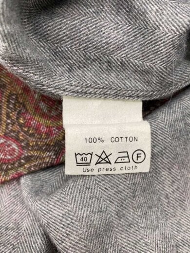 商品画像：長袖シャツ/L/コットン/マルチカラー/ペーズリー 4