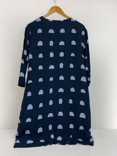 商品画像：長袖ワンピース/38/レーヨン/NVY/52174-1-45506 2